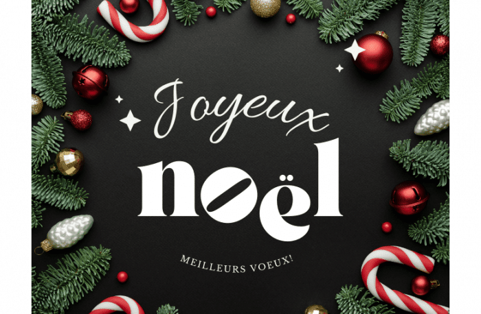 Joyeux Noël voeux Biemar Bois