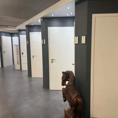 Portes laquées blanches